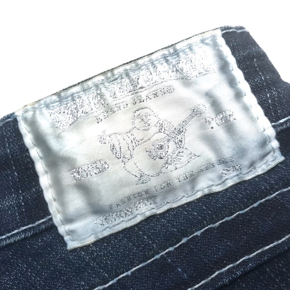 True Religion Billy Swarovski Crystal Pave Jeans - Picture 8 of 8